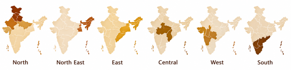 Explore India by Region